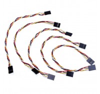 5 Pcs 4 Pin 20cm 2.54mm Jumper Wire Cables DuPont Line For Arduino